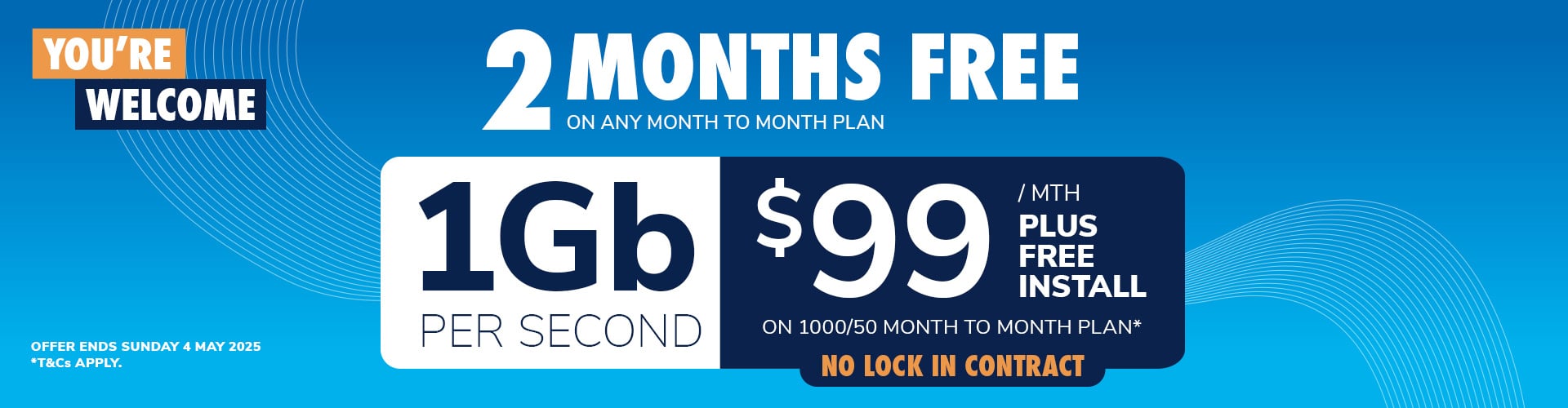 April 2 Months Free 1GB